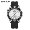 Sanda Amazon Caliente Correa de Cuarzo Calendario Resistente al Agua Luminoso Casual Reloj para Hombre Reloj Simple para Hombre Venta al por Mayor