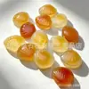 Pingente de Buda de Calcedônia Colorida Tipo Gelo Ágata Natural Doce Nuvem Auspiciosa Fechadura Pingente de Jade Raposa Corrente