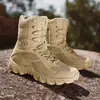 Zapatos Deportivos para Hombre de Suela Gruesa para Exteriores, Nuevos de Primavera y Verano, Botas de Senderismo de Caña Alta, Botas de Combate, Zapatos de Entrenamiento