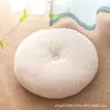 Esterilla de Piso Redonda Grande Gruesa de Lino para Meditación y Adoración Alfombra Tatami de Balcón Esterilla de Yoga