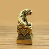 Bendición Propicia Creativa Fu Hu Mini Montículo de Piedra Manillar Pieza de Juego Adornos Decorativos de Escritorio Artesanía de Regalo