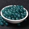 Cuentas Azules Dispersas de Agua Jade Birmano Natural Grado A Cuentas Dispersas de Jade Cuentas de Jade para Manualidades Cuentas de Agua Soleada Pulsera de Cuentas de Jade Mano