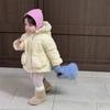Ropa de Algodón Grueso de Invierno para Niños, Ropa Infantil Estilo Coreano, Ropa de Algodón con Capucha para Niñas, Ropa de Invierno para Bebé, Ropa de Algodón Cálida