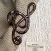 Novo Estilo 2025 Presilha Retro com Laço de Tamanho Médio para Mulheres, Presilha de Tubarão de Alta Qualidade para a Parte de Trás da Cabeça com Pouco Volume de Cabelo, Acessório Popular para Cabelo