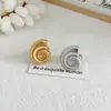 Anillo de Acero Inoxidable de Lujo Ligero con Forma de Caracol, Nueva Moda Transfronteriza, Anillo de Dedo Índice con Personalidad de Temperamento de Alto Nivel