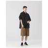 Camisa para Hombre Casual Simple Hip-Hop Japonesa Top Versátil Holgada Bolsillo Manga Corta de Moda Marca Chaqueta de Trabajo