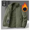 Otoño 2026 Forro Polar Grueso Cuadros Deportiva Casual Moda Versátil Elegante Exterior Chaqueta con Capucha para Hombre