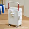 Maleta de Carrito Ancho Equilibrada Montada en el Centro para Mujeres, Maleta de Gran Capacidad, Maleta con Rueda Universal de Sonido Ligero para Hombres, Maleta para Viajes Escolares y de Negocios