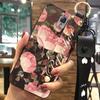 Adecuado para Samsung Note3/N9008 soporte para teléfono móvil pulsera funda cordón serie flor funda protectora funda suave de silicona