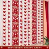 Quarto de Casamento Longo Layout de Personagem Feliz terno Borboleta Flor Decoração de Casamento Casa Nova Quarto Sala de Estar Mulher Cortina Pingente