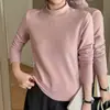 Camiseta Interior de Cuello Medio Alto para Mujer Talla Grande 200 Jin MM Otoño e Invierno Versátil Adelgazante Manga Larga Camiseta Top Ropa Exterior