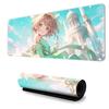 Alfombrilla de Ratón para Gaming Estilo Anime Extra Grande con Bordes Reforzados para Chicos E-Sports Teclado de Ordenador Grande Alfombrilla Engrosada Antideslizante