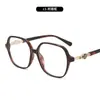 Nuevo Estilo Estilo Celebridad Cyber Camelia Gafas Anti-Azul Estilo Coreano para Mujer Marco para Transmisión en Vivo de TikTok Marco para Gafas de Miopía