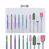 Juego de cabezales de fresado de aleación de acero de tungsteno para manicura transfronteriza, máquina de fresado, cabezal de fresado, cepillo, herramienta exfoliante y pulidora, venta al por mayor