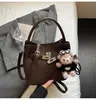 Bolsa Saco Grande Capacidade para o Dia a Dia para Mulheres 2025 Nova Moda Retrô Casual Bolsa de Ombro Estilo Coreano Bolsa Transversal