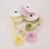 Estilo Onda Lace Ruffled Fio Cinto Flores Buquê de Flores Caixa de Presente Fita Tie Ribbon Cake Baking Decoration Ribbon