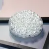 Accesorios para Joyería DIY Tejidos a Mano 8mm Coloridos Ecológicos Perlas de Imitación Perlas Falsas Agujero Recto Cuentas Redondas Material de Cuentas Sueltas
