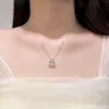 Collar de Ángel Corazón Palpitante Moda Femenina Personalidad Versátil Nicho Cadena para Clavícula Transfronterizo Venta Caliente Accesorios Plata de Ley S925