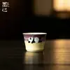 Mojipin Série Panda Yin Conjunto de Chá de Cerâmica Dehua Itens Domésticos Xícara de Chá Conjunto de Chá Kung Fu Argila de Jade Xícara Única para Chá Branco