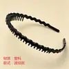 Diadema Ancha y Gruesa para Lavado de Cara, Diadema Metálica Ondulada de Moda para Hombres y Mujeres, Adecuada para Hombres con Cabello Largo, Venta al por Mayor