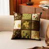 Capa de Almofada Floral Animal Planta Retro Francês Capa de Almofada Lombar Estilo Medieval Clássico Capa de Almofada para Decoração de Sofá de Casa Carro