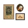 Sala de Estar Vintage Combinación Pintura Colgante Nicho Arte Mural Sofá Americano Pared Trasera Decorativa Pintura Lujo Ligero Pintura Francesa