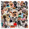 50 Lindos Stickers de Graffiti de Colección de Gatos y Perros para Botellas de Agua, Maletas, Cuadernos y Decoraciones de Teléfono al por Mayor