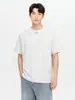 Camiseta Preta Masculina Anti-rugas de Espuma de Memória com Gola Redonda e Manga Curta Verão 2026 Nova Solta Casual Sensação Fresca Manga Meia Manga