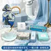 Azul Névoa Azul Luz Azul Luxo Padrinho Lembrancinhas de Casamento Evento de Negócios Presente para Clientes Funcionários Xícara de Café de Cerâmica Prática