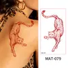 Nuevas Pegatinas de Tatuaje Temporales Mate de Flor de Mariposa Impermeables y a Prueba de Sudor Cubre Cicatrices Tatuaje Realista Flor de Tatuaje Brazo Espalda Tatuaje de Simulación