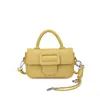 Bolsa de ombro simples com design Yuezizhi, nova bolsa de mão quadrada pequena estilosa, cor sólida, requintada, moderna e popular bolsa transversal para mulheres