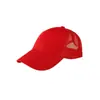 Gorra de Béisbol de Algodón con Media Malla de 6 Paneles Estilo Coreano Nueva Casual Pico de Pato Retro para Viajes al Aire Libre con Logo Personalizable