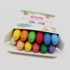 Venta al por mayor de tiza de colores soluble en agua sin polvo, juego de 12 piezas, para dibujo y graffiti infantil, especial para pizarras de aula escolar