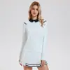 Novas Camisetas Esportivas Estilo Europeu e Americano, Camisas Polo Esportivas de Manga Longa para Tênis, Golfe, Quick-Dry, Slim Fit, Camisetas para Yoga e Fitness