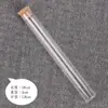 Tubo de Incenso de Vidro, Porta Incenso Altamente Transparente, Varetas de Incenso de Agarwood e Sândalo, Suporte para Varetas de Incenso, Rolha de Madeira, Recipiente de Teste para Incenso