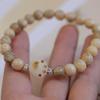 Pulsera de cuentas de Buda de madera de alcanfor natural para mujer, pulsera de garra de gato de raíz de bodhi, pulsera de rosario para parejas literarias, venta al por mayor