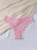 2024 nueva tanga de encaje transfronteriza candy girl sexy moda lencería para mujer transpirable cómoda
