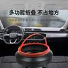Venta directa explosión cubo creativo tipo bote de basura para coche coche multifuncional plegable telescópico 4L cubo