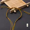 Pulsera Ajustable de Nudo Plano Trenzado Semiacabada DIY Joyería Portátil Pulsera de Pareja Cuerda Trenzada Simple Venta al por Mayor desde Fabricante