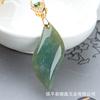 Collar con colgante de ágata acuático indio para clavícula de mujer, gota de agua, suministro en vivo, venta al por mayor