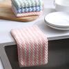 Pano Absorvente de Veludo Coral Catiônico, Não Gruda em Óleo, Não Solta Fiapos, Pano de Prato de Cozinha, Esponja para Limpeza