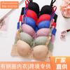 Conjunto de Sujetador Push-Up Sexy de Encaje con Varilla para Mujer, Sujetador Ajustable para Retracción Mamaria para Mujer, Sujetador Transfronterizo Anticaída