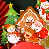 Xuan Ran Copyright Decoración de Pastel para Hornear en Navidad Árbol de Navidad Muñeco de Nieve Tren Reno Enchufe Mesa de Postres para Fiesta Adorno
