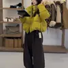 Invierno 2026 Nuevo Estilo Coreano Blanqueador Chaqueta Corta de Algodón para Mujer Chaqueta Acolchada Gruesa Holgada Abrigo Cálido para Viajar al Trabajo