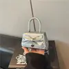 Bolso de mano con lazo, bolso cuadrado pequeño para mujer, elegante y chic, bolso de hombro versátil de lunares, bolso cruzado de moda para mujer