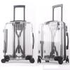 Nova Mala de Viagem Transparente com Rodinhas 2023 Mala de Viagem da Moda com Rodinhas Giroscópicas para Homens e Mulheres Bagagem de 20 polegadas Bolsa de Couro da Moda para Homens e Mulheres