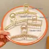 Pinzas para el cabello de alta gama para mujer para la parte posterior de la cabeza, exquisitas pinzas de garra de perla para el día a día, elegantes pinzas de tiburón para salir, venta al por mayor de artículos pequeños de Yiwu