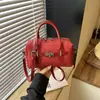 Bolsa de Mão Estilo Coreano Nicho Moda Simples Bolsa Almofada para Deslocamento Bolsa Boston Casual Ombro Único Transversal