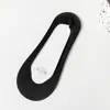 Meias Finas de Verão Femininas Cano Baixo, Meias Invisíveis de Malha Rasa, Meias de Seda Gelada, Antiderrapante de Silicone, Calcanhar Antiderrapante, Meias Femininas Curtas