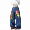 Moda perezosa transfronteriza nuevo temperamento versátil ins tendencia japonesa simple popular Harajuku jeans literarios